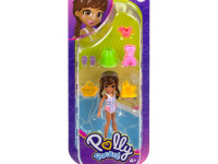 polly pocket jmn38 păpușă breloc "fashion 3" (7,5 cm) in sort.