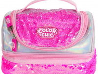 noriel int8751 Розовая сумка color chic с пайетками