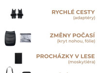 kinderkraft Коляска 2-в-1 prime2 чёрный