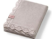 babyono-81237 1674/03 Бамбуковый плед (75x100 см) бежевый