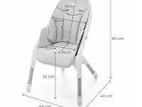 kinderkraft scaun pentru copii 2 in 1 dinnly
