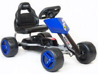 baby mix 55304 kart cu pedale go-kart speedy albastru