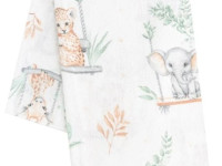 new baby 58844 Фланелевая пеленка "Зоо" (70х80 см.)