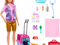 barbie hrg50 set de joc "barbie paznicul zoologic"