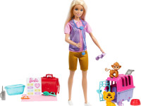 barbie hrg50 set de joc "barbie paznicul zoologic"