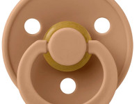 bibs Пустышка круглая латексная color m (6-18 м.) earth