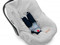 albero mio husa pentru scaunul auto  din muselina "boho" b003 gr. 0+ (0-13 kg.) gri