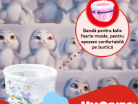 huggies chilotei little movers boy 4 (9-14 kg.) 52 buc.