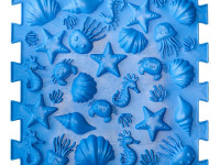 ortek 09711 covoraș ortopedic pentru masaj puzzle "sea" (8 el.)