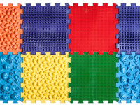 ortek 09711 covoraș ortopedic pentru masaj puzzle "sea" (8 el.)