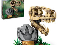 lego jurassic world 76964 constructor "fosile de dinozaur: craniu de t. rex" (577 el.)