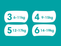 pampers pants 5 (12-17 kg. ) 152 buc.