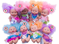 nines 404 papusa "pepote cotton candy" in sort. (26 cm.)