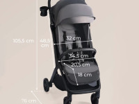 kinderkraft carucior nubi 2 gri