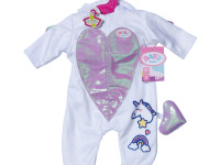 zapf creation 838266 salopetă baby born "unicorn" (43 cm)
