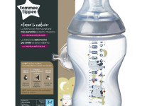 tommee tippee tt0034 biberon "closer to nature" bufniţă (3 luni +) 340 ml.