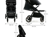 kinderkraft Коляска mitzy черный
