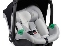 kinderkraft scaun auto mink pro i-size (40-75 cm) complet cu baza fx isofix (gri)