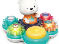 hola toys e8993 jucărie muzicală "tobă ursulet"