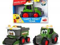 dickie 3812005 tractor "happi fend team" (16 cm.) in sort.