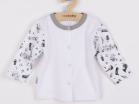 new baby 32049 Кофточка на кнопках "music" р. 68 (4-6 м.)