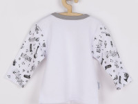 new baby 32049 Кофточка на кнопках "music" р. 68 (4-6 м.)