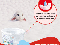 huggies chilotei little movers boy 4 (9-14 kg.) 52 buc.