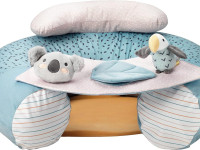 nuby id89070 pernă de activități "animal adventure" (6 luni+)