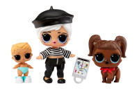 l.o.l. 987888 set 3 figurine l.o.l. surprise! seria opp tot + pet + lil sis -beatnik babe + darling doggie