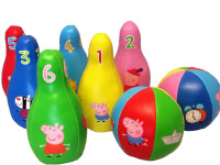 barbo toys 8990 set de bowling "peppa pig"