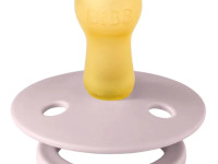 bibs suzeta rotunda din latex color s pink plum & elderberry (0-6 luni) 2 buc.