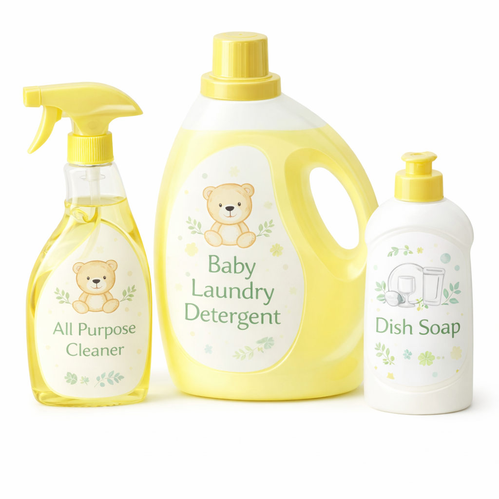 Produse chimice de uz casnic pentru copii