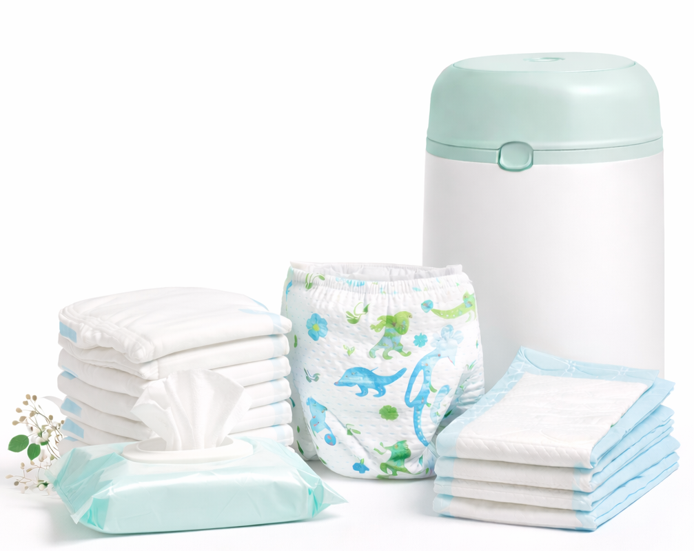 Подгузники, салфетки и пеленки